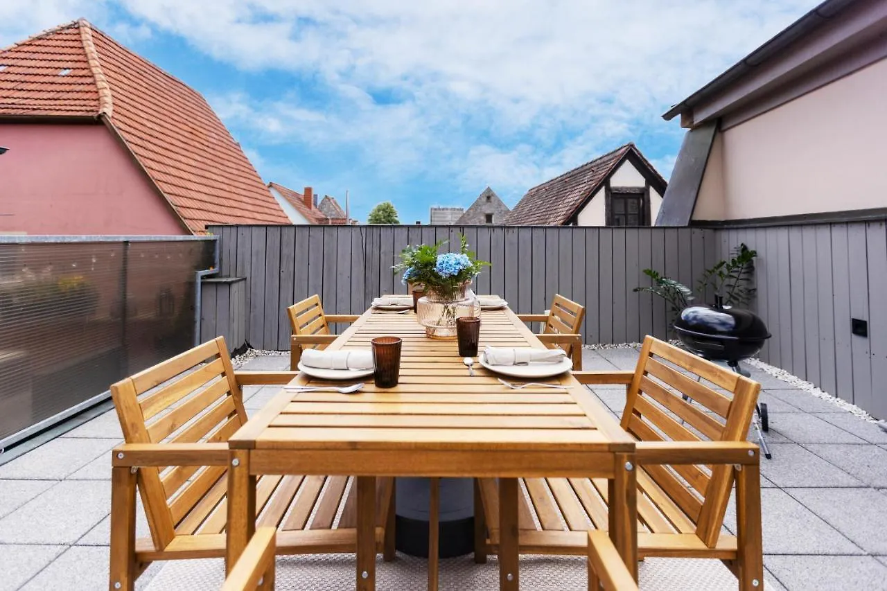 Homie Stay Badgasse - Fewos Am Main Mit Dachterrasse & Fahrradgarage Ochsenfurt 0*,